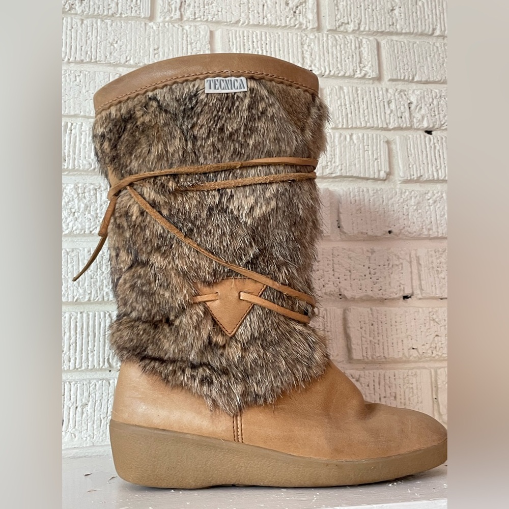 70s Fur Tecnica Boots